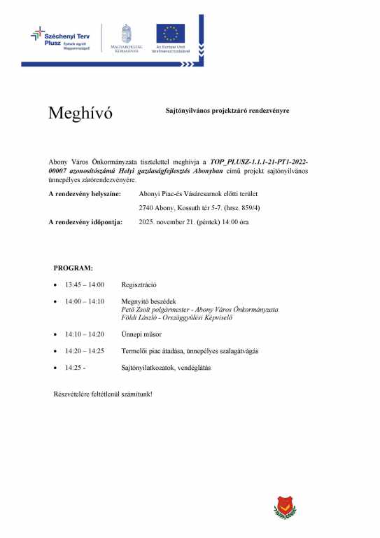 piac meghikvo