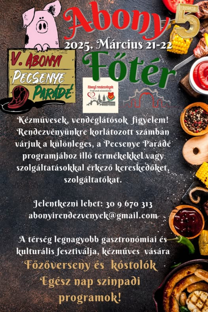 Kézművesek, vendéglátósok figyelem!