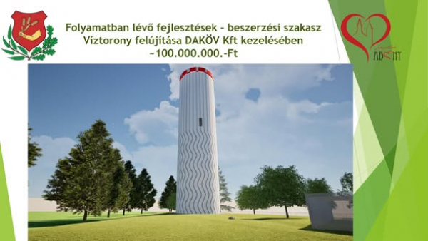 Kezdődik a víztorony renoválása: Új külsőt kap Abony harmadik tornya